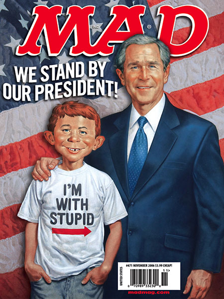 mad magazine, george w bush